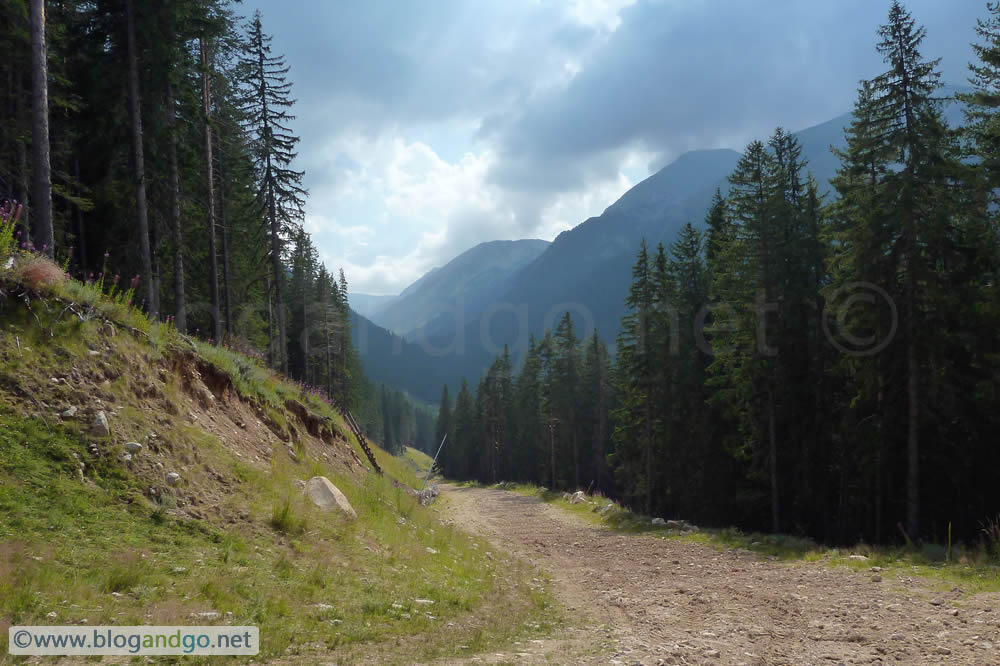 Bansko - To the main gondala on the mountain